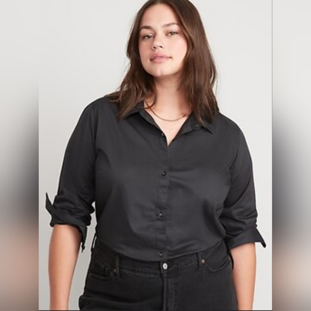 Graphite Cotton Shirt, Size Xl